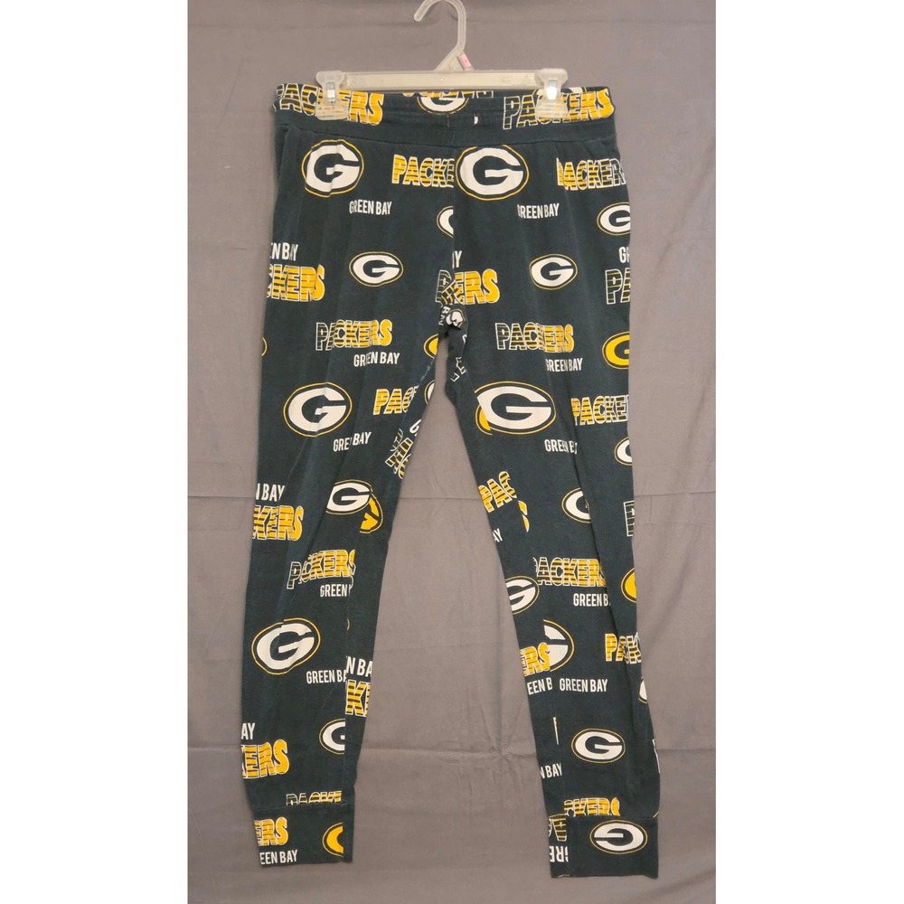 NFL‎ Green Bay Packers Lounge Pajama Pants Womens Size Large Green No Pockets